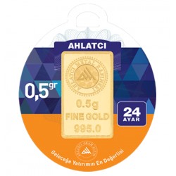 24 Ayar 0.5 Gram Külçe Altın