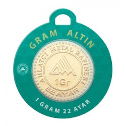 22 Ayar 1 Gram Külçe Altın
