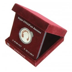 Nejat Uygur Geleneksel Türk Tiyatrosu (Gümüş) Hatıra Parası / Kadife Kutulu