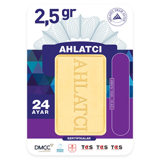 24 Ayar 2.5 Gram Külçe Altın