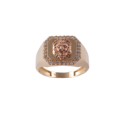    Unx Aslan Başı Altın Yüzük - 3,8 Gr