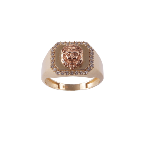 Aslan Başı Altın Yüzük - 3,8 Gr