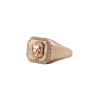    Unx Aslan Başı Altın Yüzük - 3,8 Gr