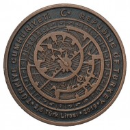 2019 Prof. Dr. Fuat Sezgin Yılı Hatıra Parası / Bronz