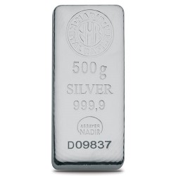 Gümüş Külçe 500  Gr NadirGold