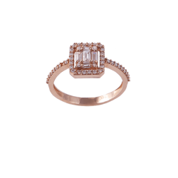 Baget Altın Yüzük - 2,08 Gr