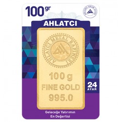 24 Ayar 100 Gram Külçe Altın 