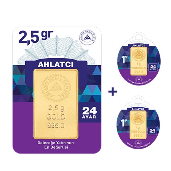 24 Ayar 4.5 Gram Külçe Altın